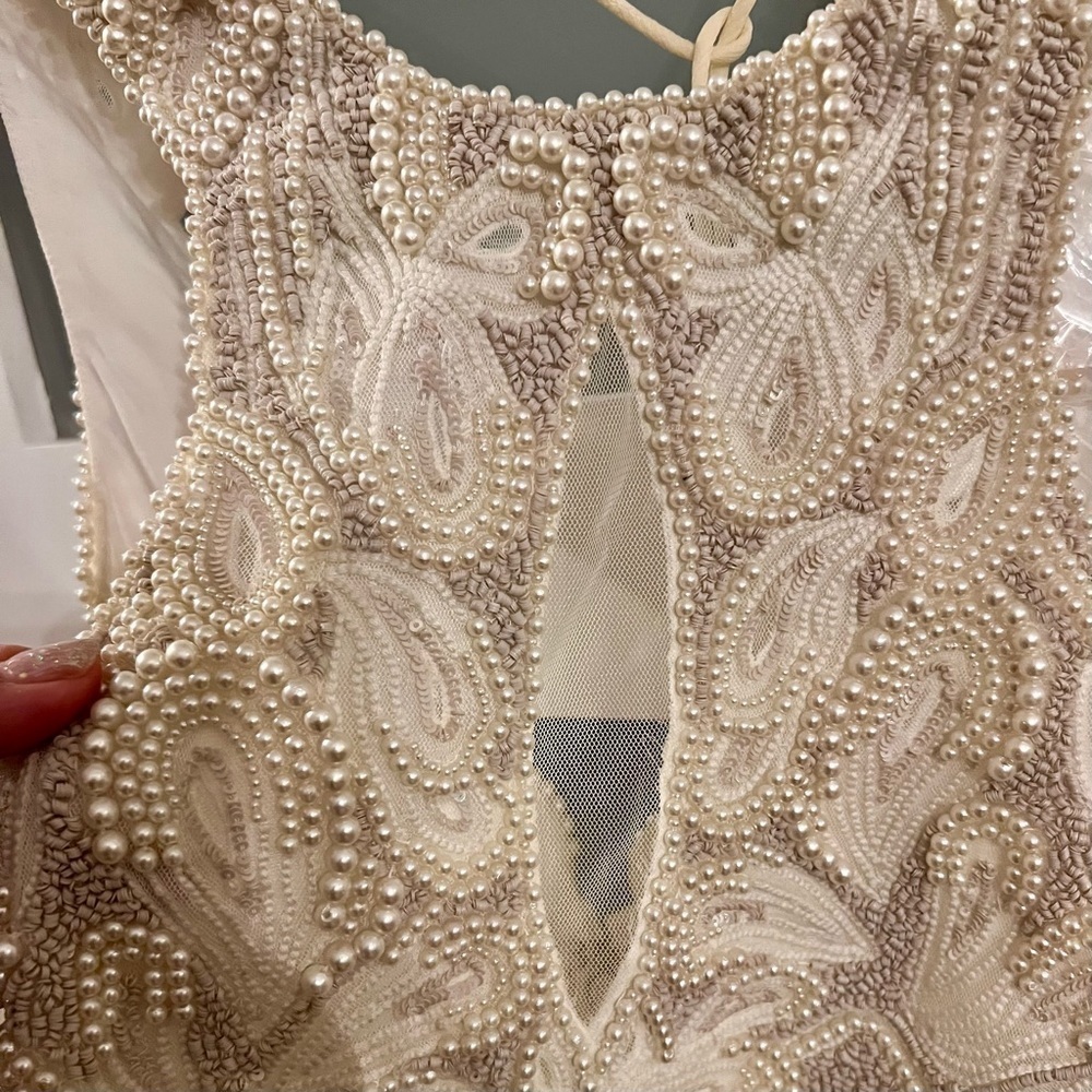 FREE PEOPLE Pearlie Mini Dress. Size 0. NWOT - Picture 8 of 12